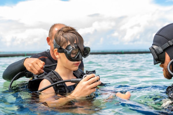 Cursos PADI en Costa Rica para niños