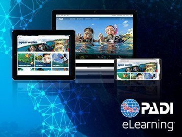 PADI Scuba diving online courses, learn diving online
