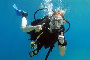 Practicing Scuba Diving
