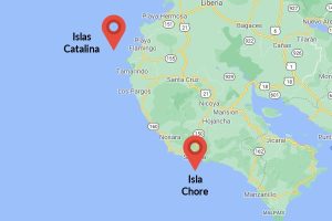 Mapa Snorkel en Guanacaste