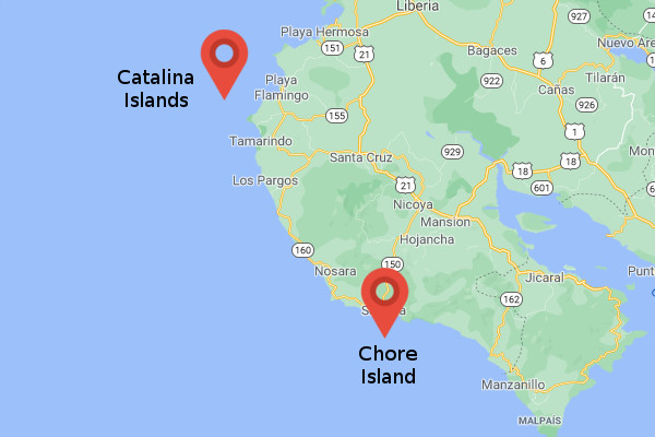Map Snorkeling in Guanacaste, Costa Rica