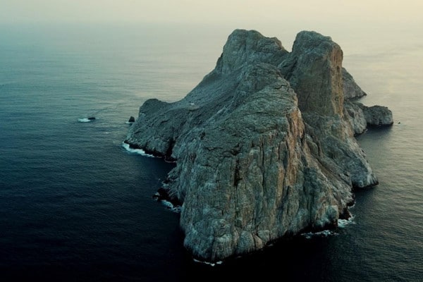 Isla Mapelo en el Pacífico