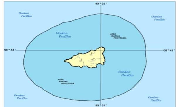 Caño Island location map
