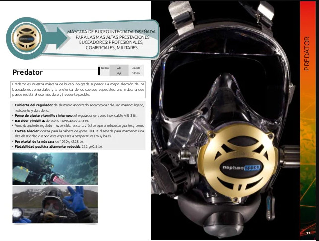 Full Face Mask Diver ()