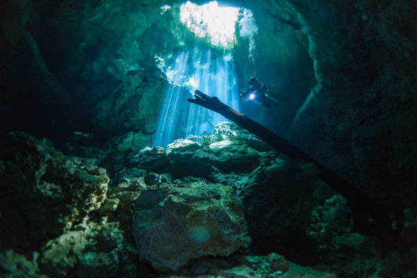 buceo en cavernas