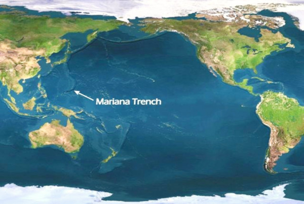 La inmersión más profunda en el océano tuvo lugar en 1960