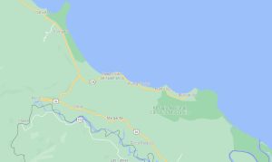 Manzanillo beach location map