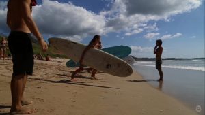 Surf competition Playa Grande Costa
