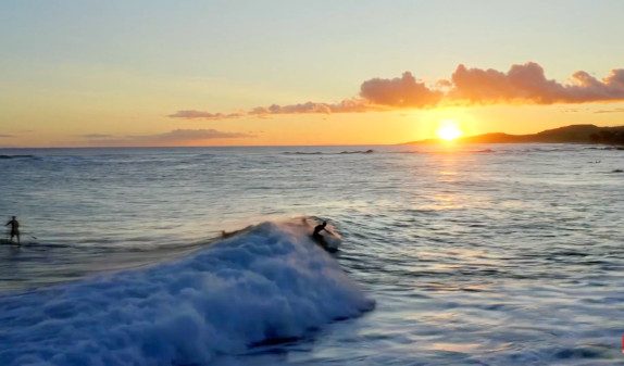 Surfing in Tamarindo beach Costa Rica