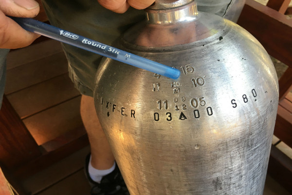 air tank mark