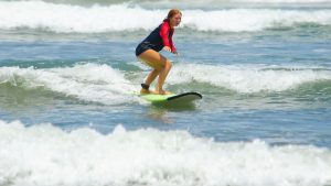 Surf School in Costa Rica girl surfing