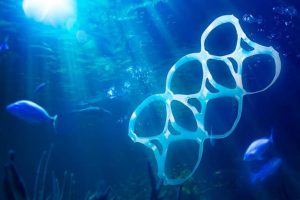 plastica trash in the ocean