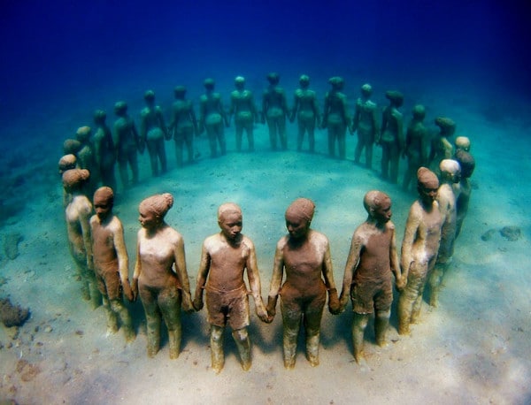 museo subacuáico en Cancun