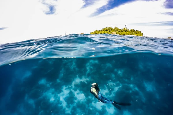 buceo en las maldivas