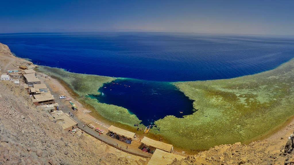 The Blue Hole in Dahab