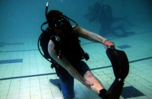 Leg-Spasm scuba diving