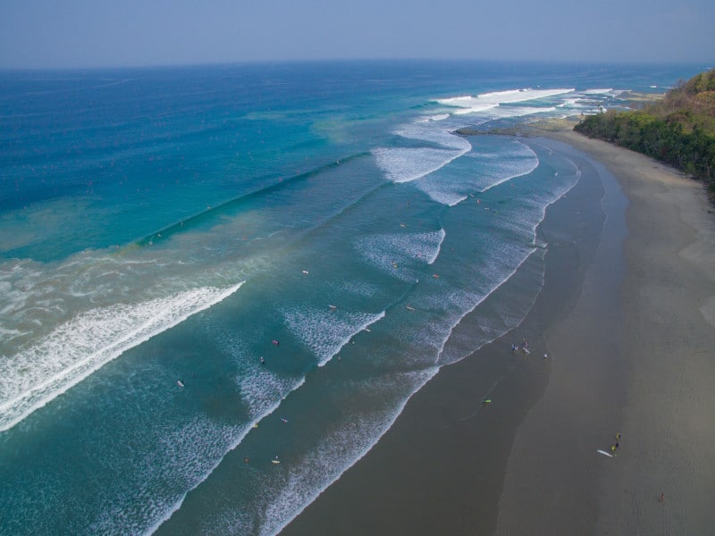 lugares para surfear en costa rica - playa santa teresa