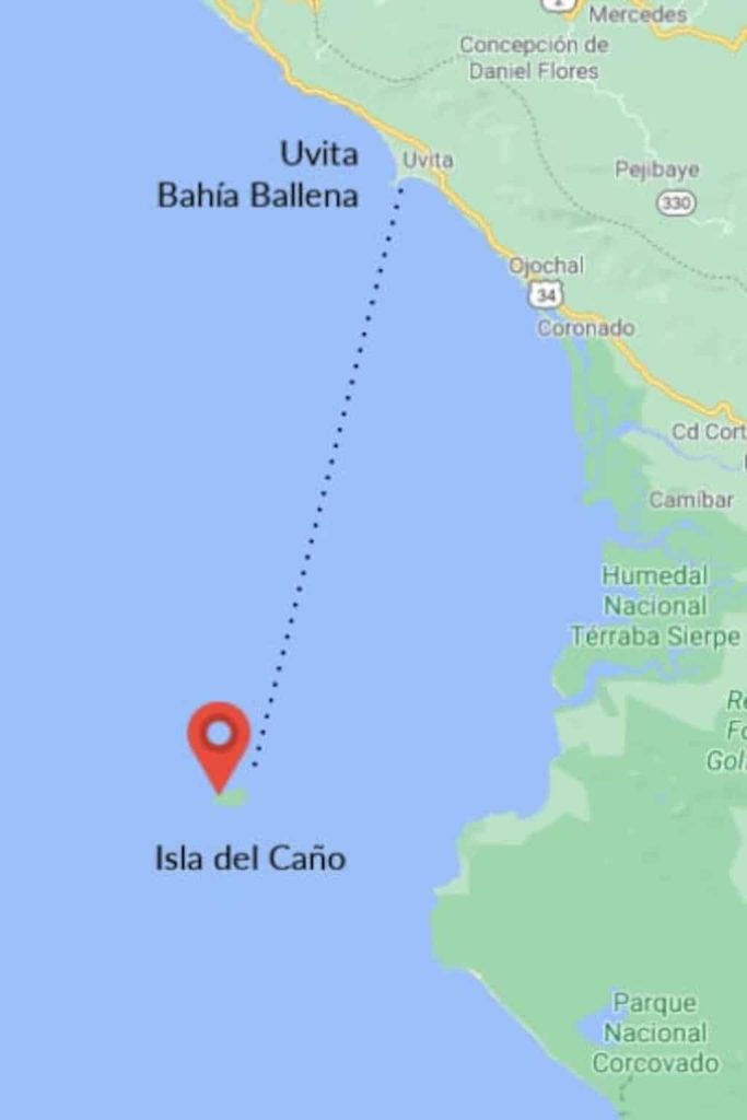 Ruta a la Isla del Caño, directo desde Uvita