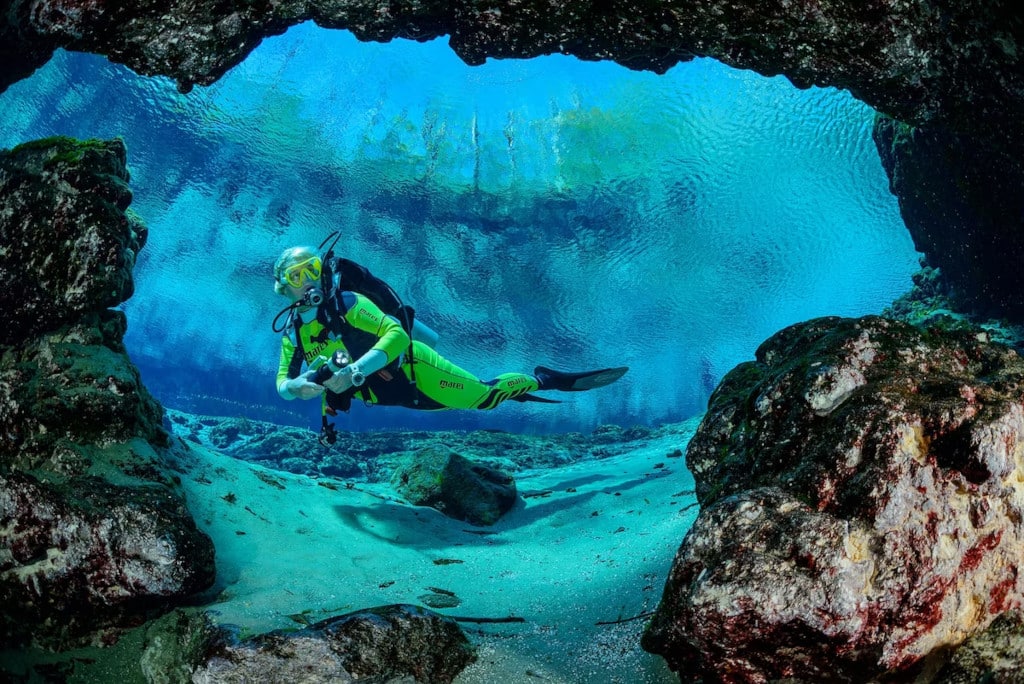 buceo en cuevas y cavernas-trabajos para buzos