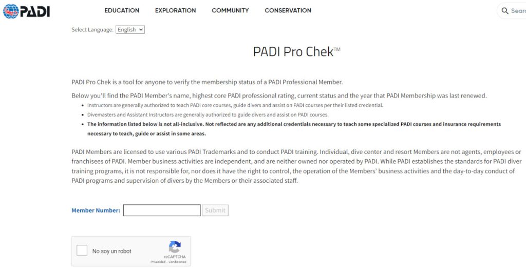 padi-pro-check-page