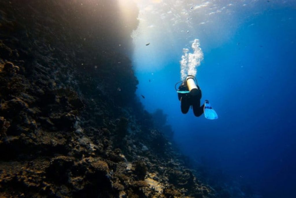 Jacobus Jacobs scuba diving