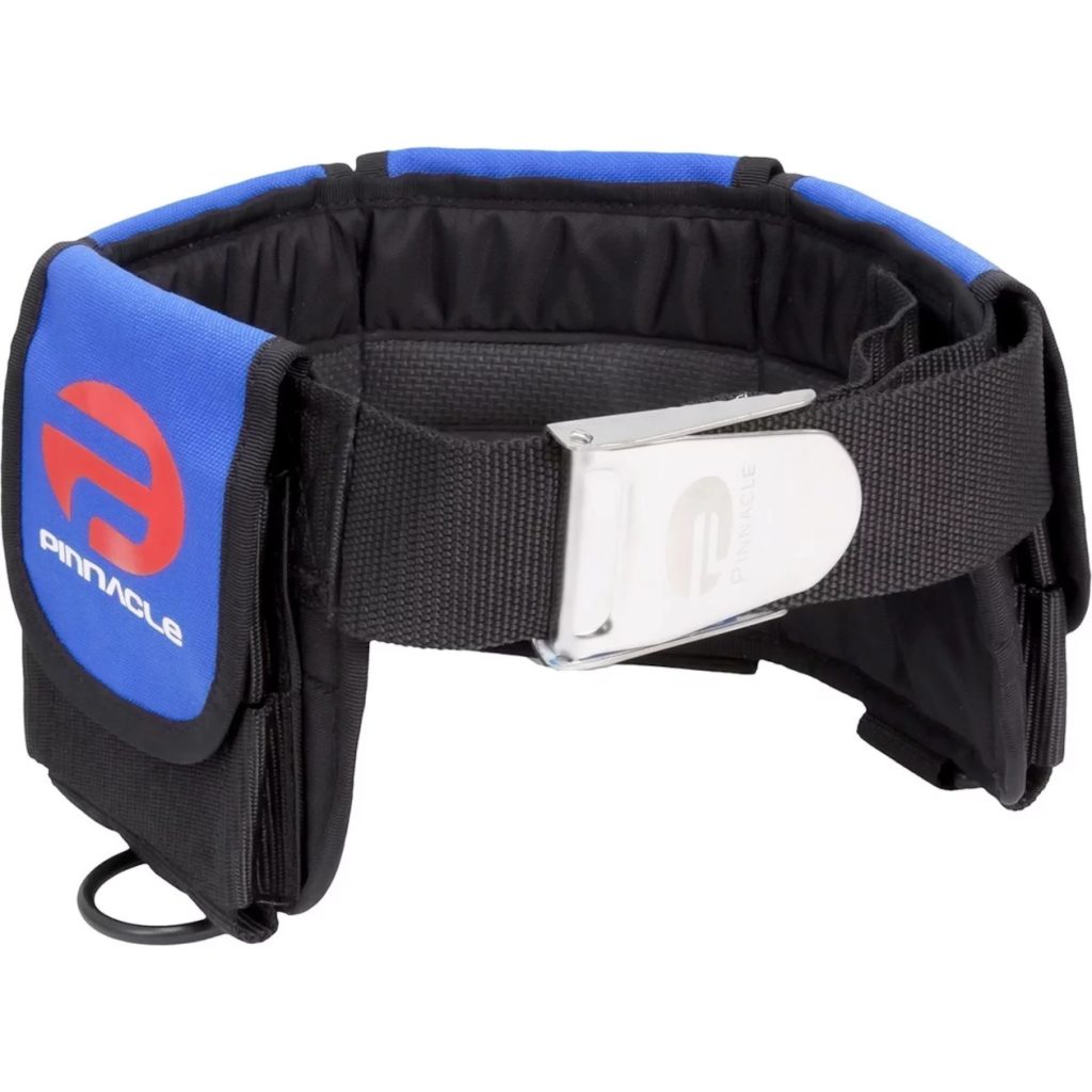 Pinnacle Cumfo Pocket Scuba Diving Dive Weight Belt Blue