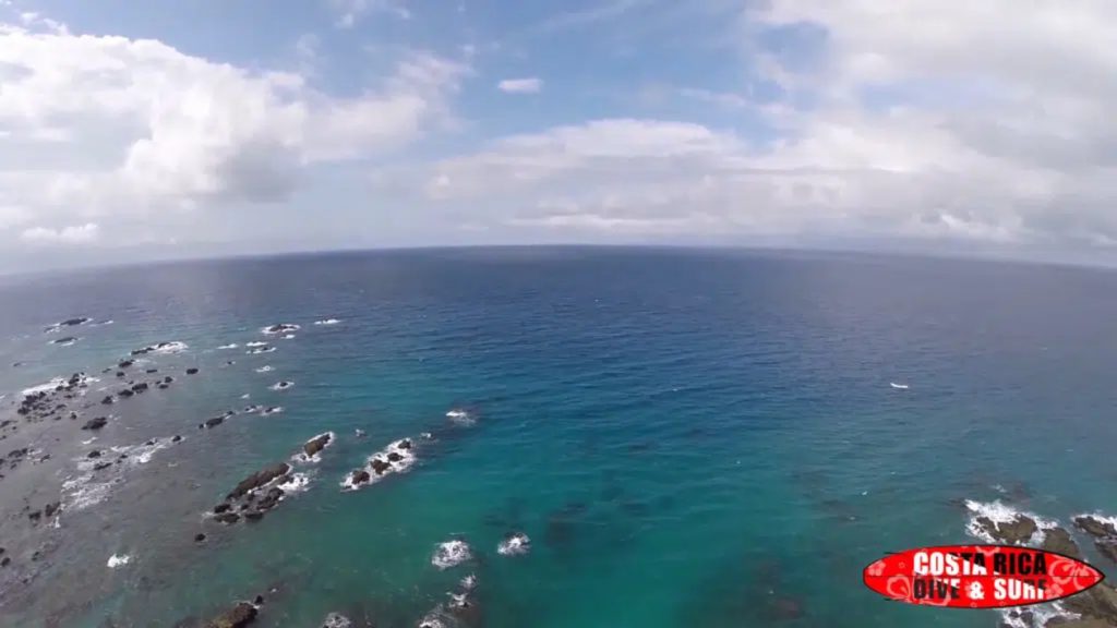 Horizonte, mar y la Isla del Caño en Costa Rica