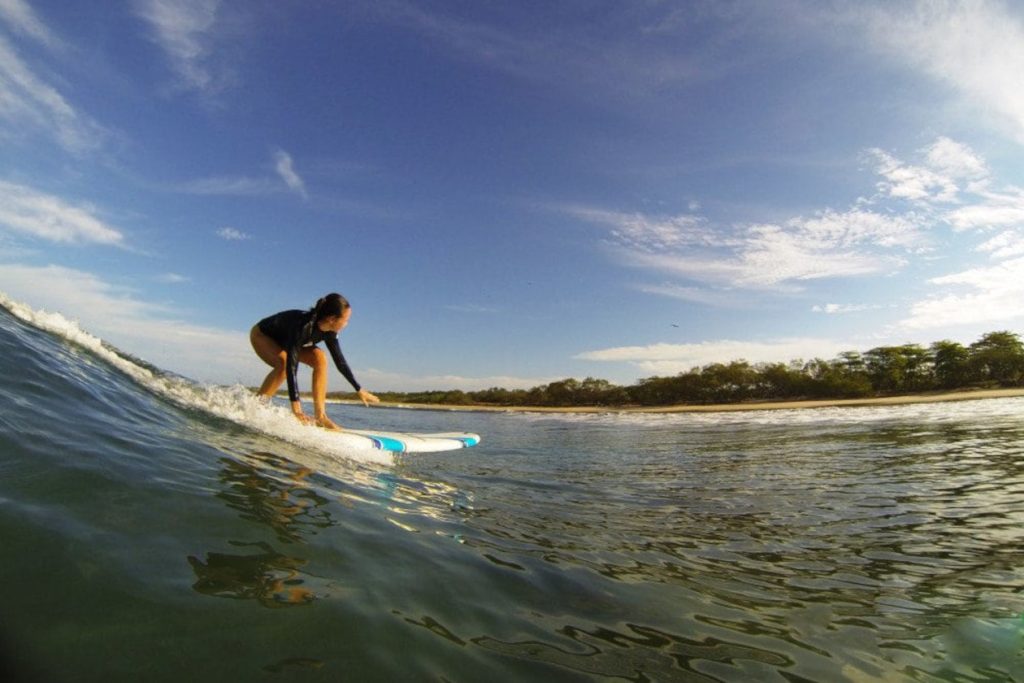 surfing in Avellanas beach