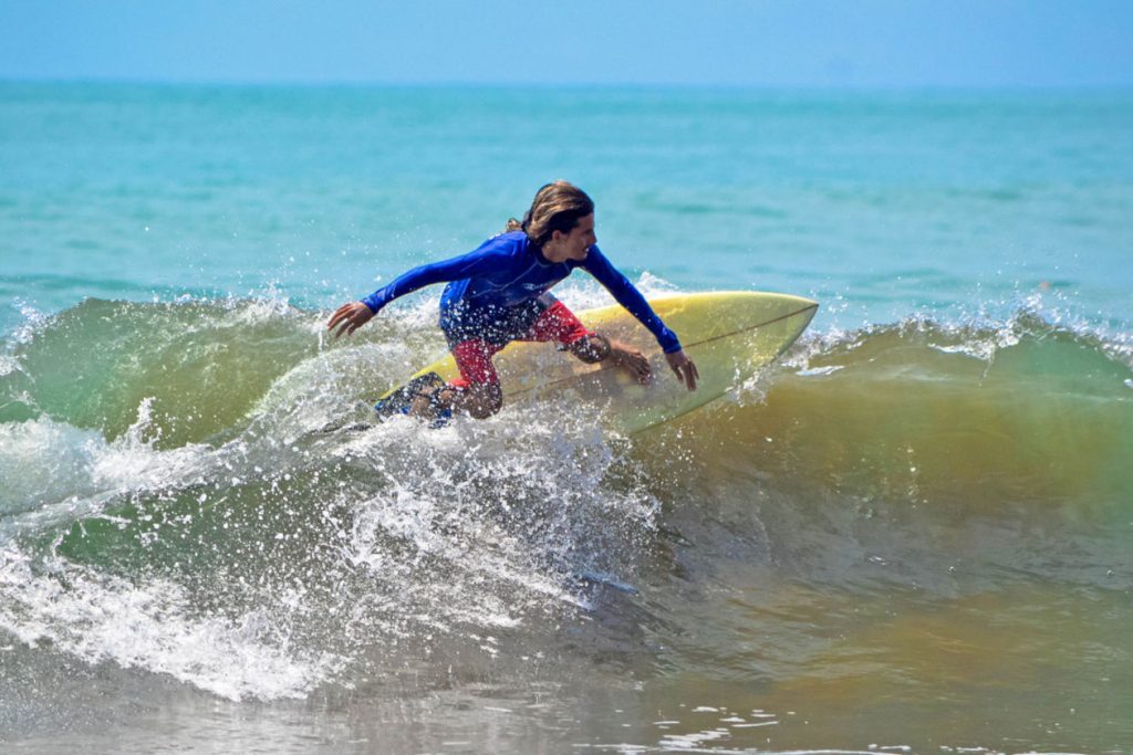 Surfing in Dominical Costa Rica